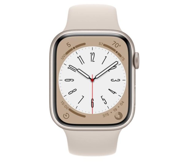 Apple Watch 8 45/Starlight Aluminum/Starlight Sport GPS - 1071043 - zdjęcie 3
